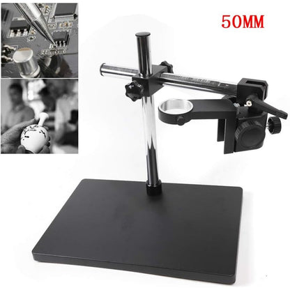 Microscoopstatief – Microscoopstandaard – Microscoophouder – Boomarm Statief – Verstelbaar Statief – Contra-Gewicht voor Stabiliteit – Multi-As Rotatie met Focusknoppen