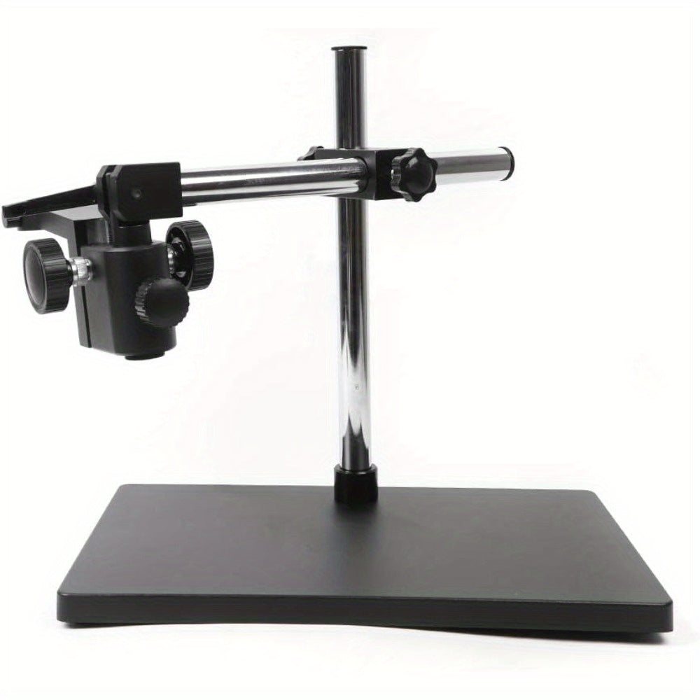 Microscoopstatief – Microscoopstandaard – Microscoophouder – Boomarm Statief – Verstelbaar Statief – Contra-Gewicht voor Stabiliteit – Multi-As Rotatie met Focusknoppen