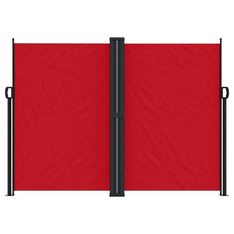 Uittrekbaar Privacy Scherm – Balkonscherm – Tuinscherm – Beschermingsdoek – Windscherm – Verstelbaar – Zonlicht Blokkerend - Rood