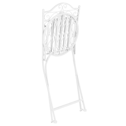 Bistro Set Biella 3pcs Foldable Metal