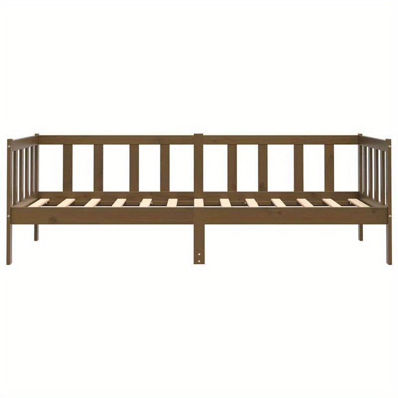 Slaapbank – Bedbank – Loungebed – Opklapbed – Sofa Bed – Massief Dennenhout – 90x200 cm – Compact & Duurzaam – Modern Minimalistisch Design