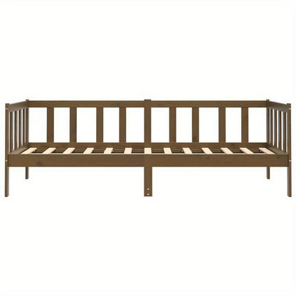 Slaapbank – Bedbank – Loungebed – Opklapbed – Sofa Bed – Massief Dennenhout – 90x200 cm – Compact & Duurzaam – Modern Minimalistisch Design