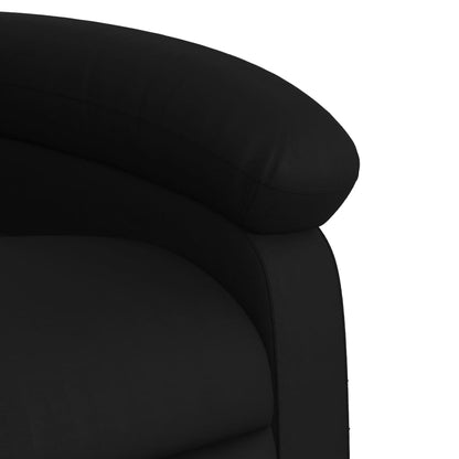 Massagestoel – Relaxfauteuil – Shiatsu Stoel – Massagestoel – Verstelbare Zitplaats – Zwart Kunstleer – 6 Vibratiepunten – Handmatige Rugleuning 135°