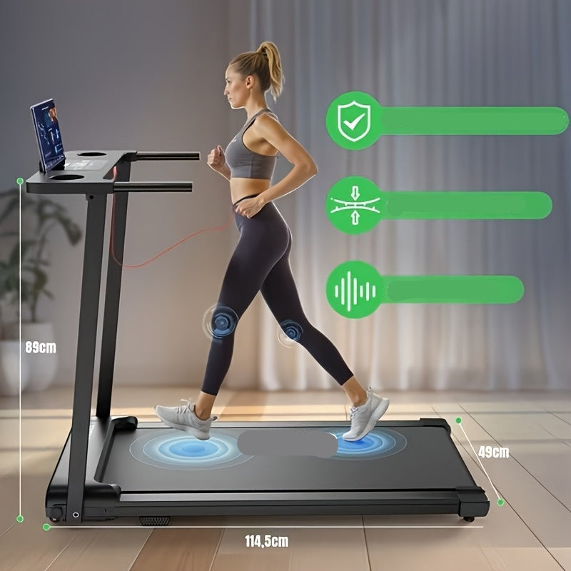 Loopband – Treadmill – Hardloopband – Loopmachine – Fitnessapparaat – Opvouwbaar Ontwerp – 12 Km/U Snelheid - QUORE