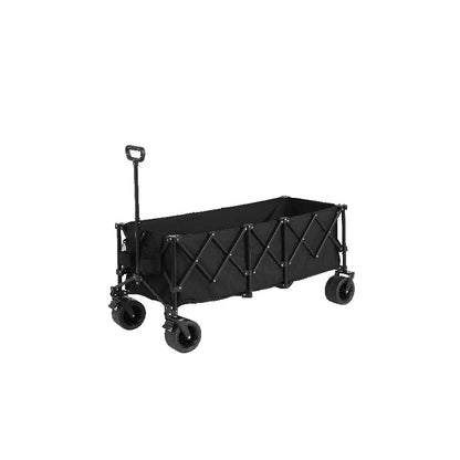 Opvouwbare Bolderwagen – Transportkar – Tuinkar – Strandwagen – Vouwwagen – All-Terrain Wielen – 99,79 KG Draagkracht – Stabiel Metalen Frame