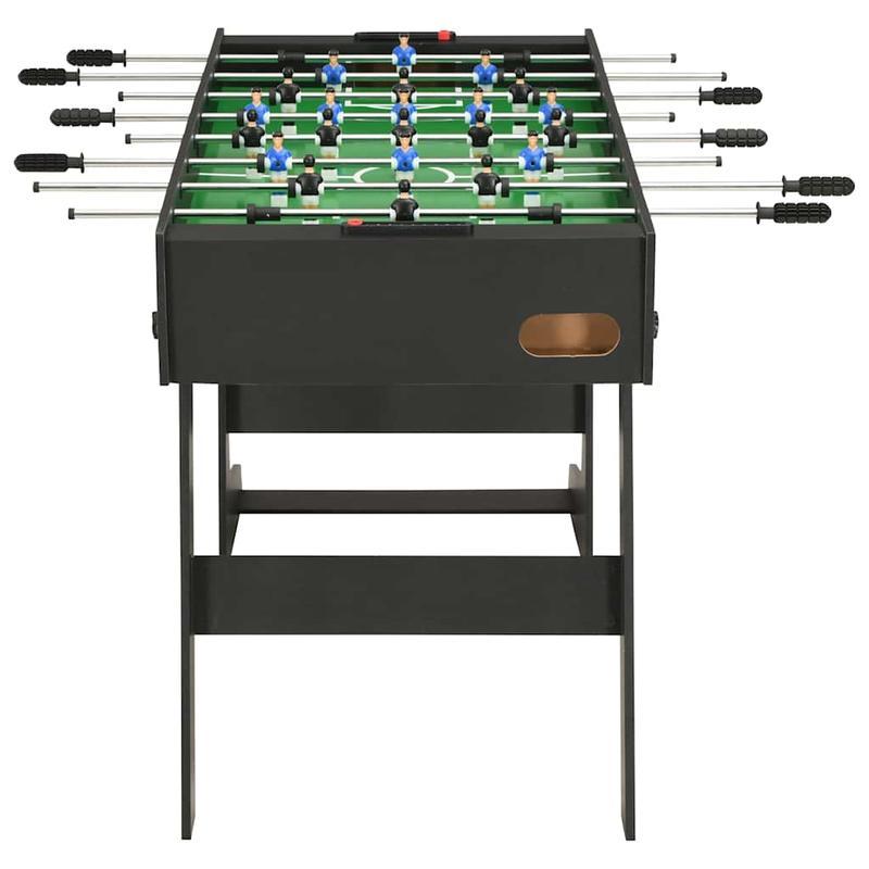 Biljarttafel – Pooltafel – Tafelbiljart – Biljardtafel – Opvouwbare Balilla – Aluminium Frame – Compact 121x61x80 cm – Zwart Design