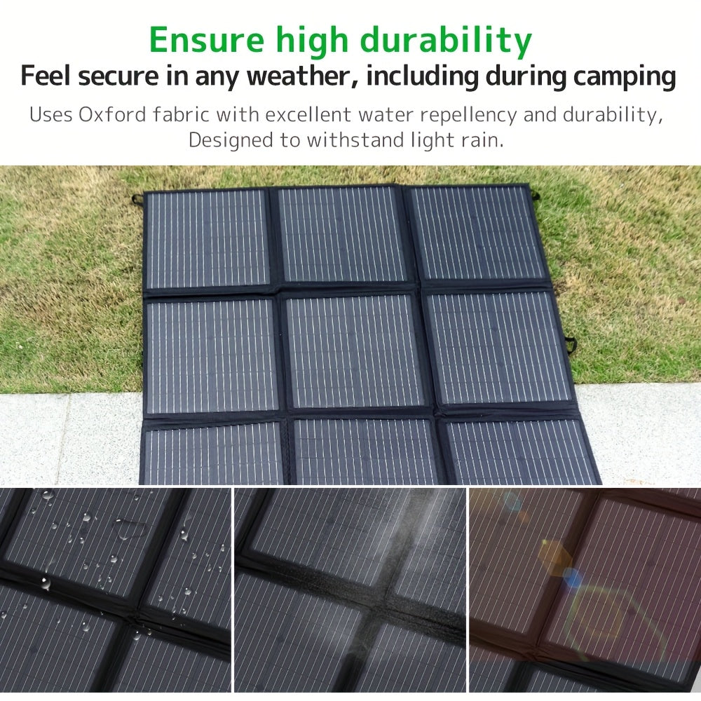 Zonnepaneel – Solar Panel – Opvouwbaar Paneel – Powerbank Oplader – Draagbaar Zonnepaneel – 200W Vermogen – 22,5% Hoog Rendement – Lichtgewicht met XT60 en DC Aansluitingen