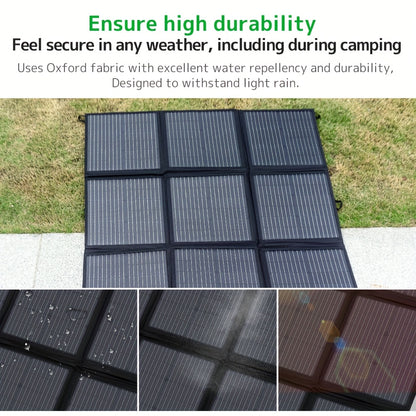 Zonnepaneel – Solar Panel – Opvouwbaar Paneel – Powerbank Oplader – Draagbaar Zonnepaneel – 200W Vermogen – 22,5% Hoog Rendement – Lichtgewicht met XT60 en DC Aansluitingen