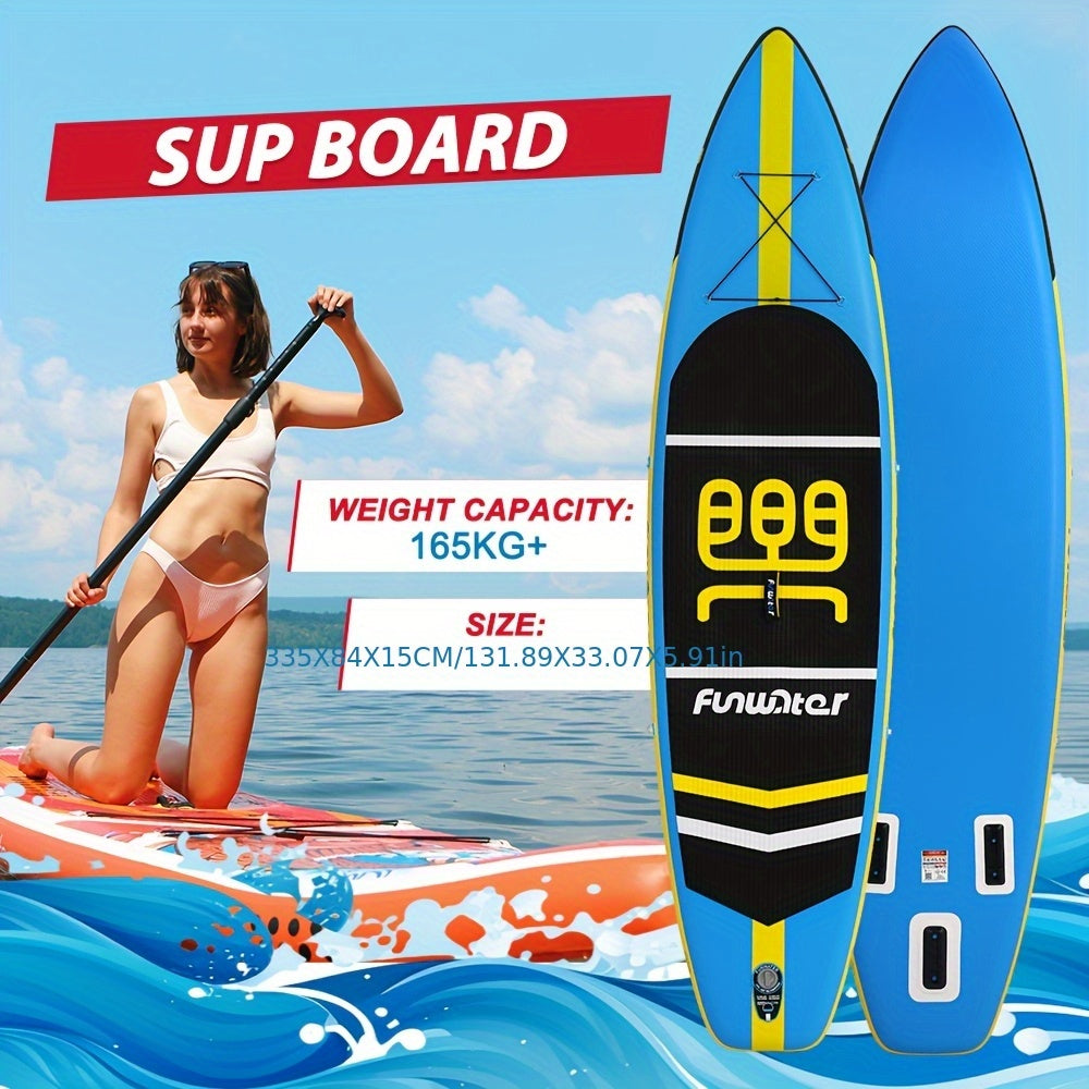 Stand Up Paddleboard – SUP Board – Paddle Board – Opblaasbaar Board – SUP Surfboard – PVC Materiaal – Blauw – Universeel Geschikt