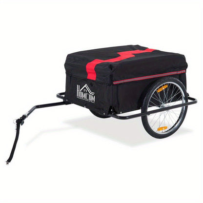 Vouwbare Fietskar – Fietsaanhanger – Transportkar – Bagagekar – Handkar – Draagvermogen 40 kg – Afmetingen 140x88x60 cm