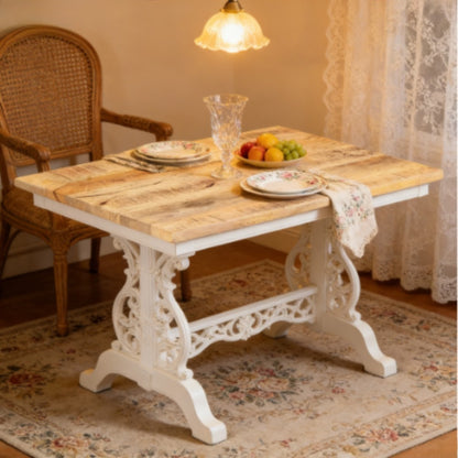 Tabletop 25-27mm 90x60cm Solid Mango Wood Wooden Tabletop Premium Wooden Tabletop Dining Table Top Suitable for Dining Rooms and Living Room Furniture Removable Indispensable for Dining Rooms Indispensable for Living Rooms Su