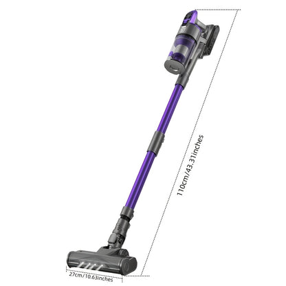 Robotstofzuiger – Draadloze Stofzuiger – Steelstofzuiger – Huisstofzuiger – Snoerloze Zuiger – Borstelloze Motor – Intelligente Stofdetectie – 70 Min Batterijduur