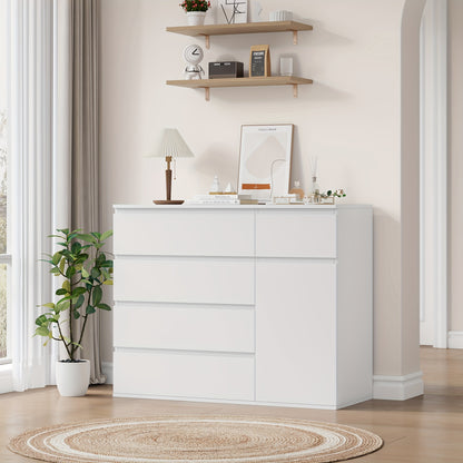 Modern Kastje – Ladekast – Opbergkast – Dressoir – Kast Met Deuren –  Compact 69 cm Hoog – MDF En Hardhout