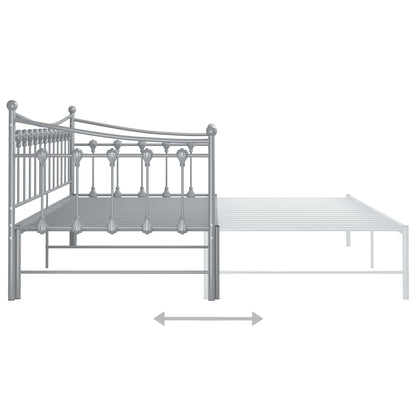 Bedbank – Slaapbank – Sofa Bed – Logeerbed – Uittrekbare Bedbank – Metalen Frame – 90x200 cm – Ruimtebesparend Ontwerp