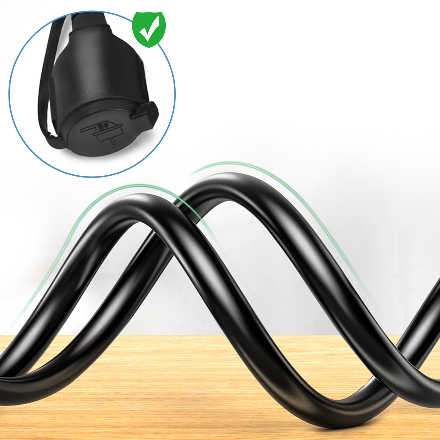 Verlengsnoer – Verlengkabel – Verlengsnoer Eurostekker – Stroomkabel – Kabel verlengstuk – 30 meter – Hoogwaardige PVC kwaliteit
