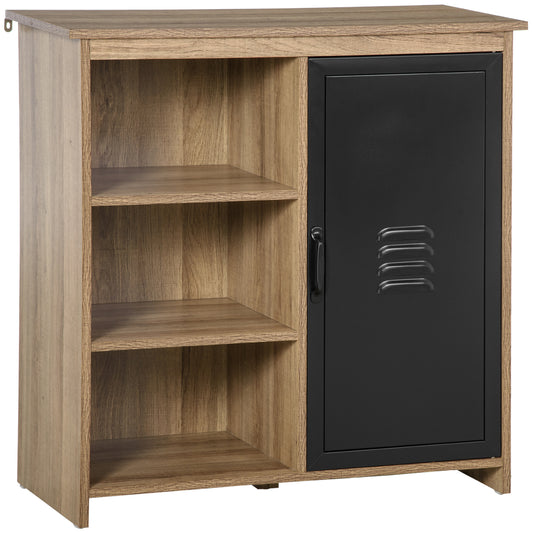 Schoenenkast – Schoenenrek – Schoenopberger – Schoenmeubel – Schoenenkastje – Boho Rattan Design – Compact 80x24,5x110 cm – Verstelbare Legplanken