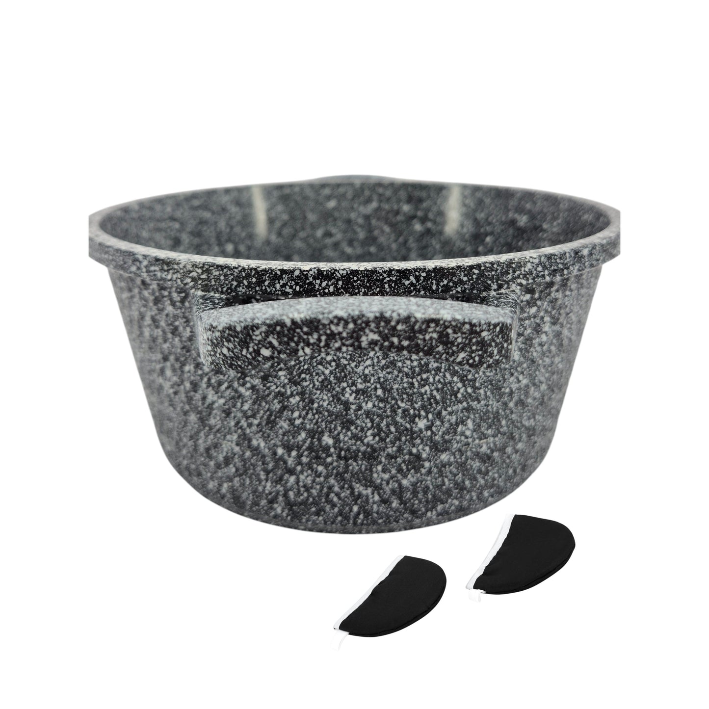 12-delige Pannenset – Kookpotten – Steelpannen – Kookgerei – Pannenset – Marmer Coating – Inductie Geschikt – Anti-aanbak – Lichtgewicht Aluminium
