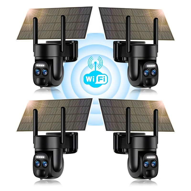 Draadloze Beveiligingscamera – Wifi Camera – Solar Camera – Buiten Camera – 2K 1296p Resolutie – Bewegingsdetectie Met Alarm
