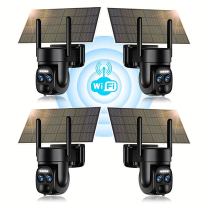 Draadloze Beveiligingscamera – Wifi Camera – Solar Camera – Buiten Camera – 2K 1296p Resolutie – Bewegingsdetectie Met Alarm