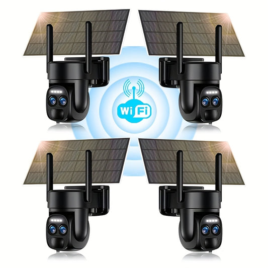 Draadloze Beveiligingscamera – Wifi Camera – Solar Camera – Buiten Camera – 2K 1296p Resolutie – Bewegingsdetectie Met Alarm