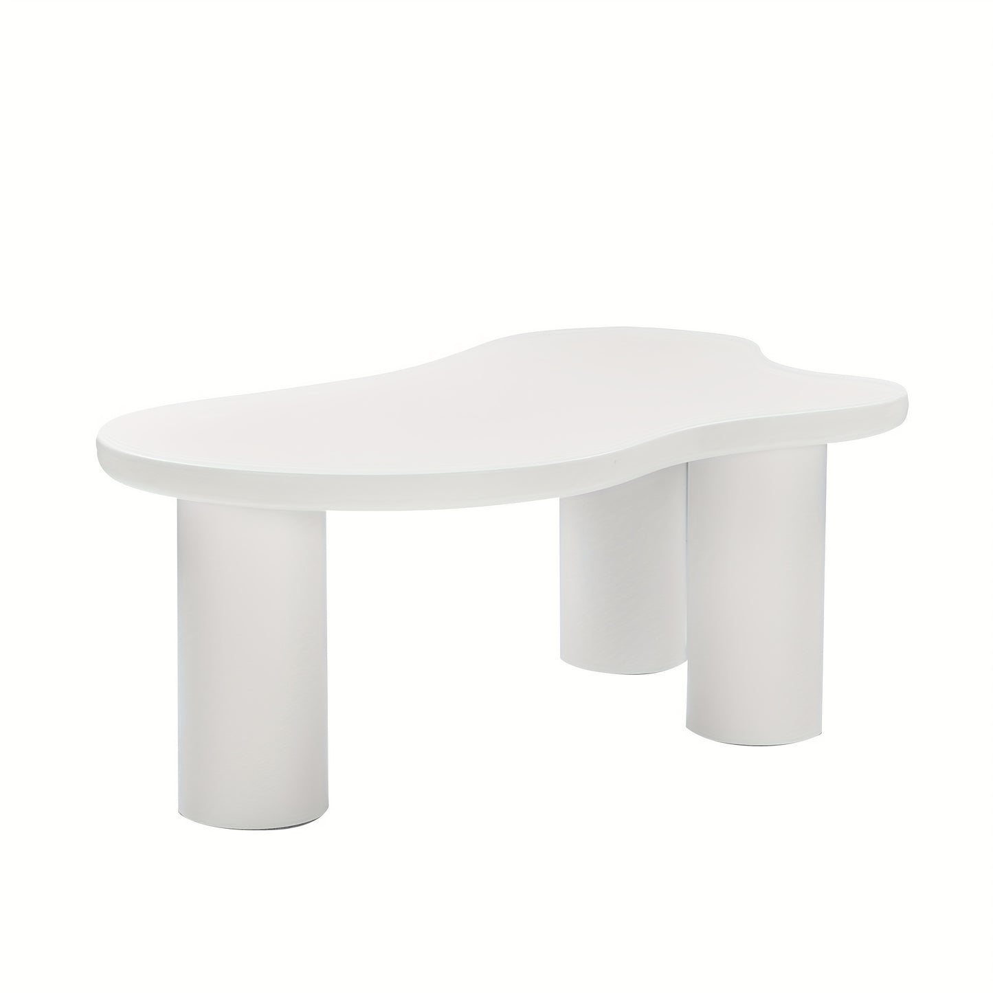 Irregular Cloud-shaped Coffee Table, Length 107cm, Width 66cm, Height 40.5cm, Felt Base