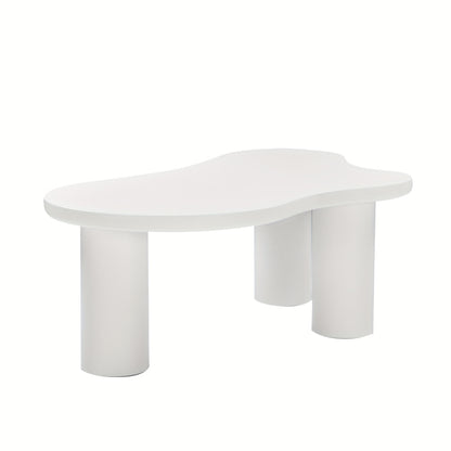 Irregular Cloud-shaped Coffee Table, Length 107cm, Width 66cm, Height 40.5cm, Felt Base