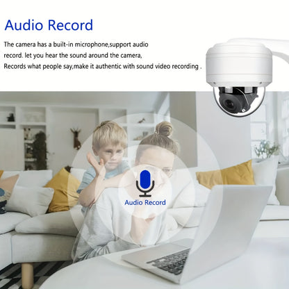 Beveiligingscamera – Camerabewaking – Buitencamera – Indoor Camera – IP Camera – 4K Ultra HD Resolutie – 12x Optische Zoom PTZ Met Nachtzicht