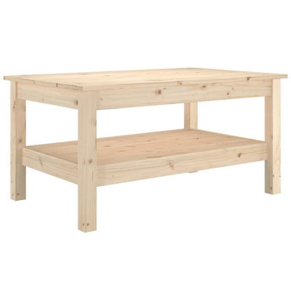 Bijzettafel – Salontafel – Koffietafel – Banktafel – Receptietafel – Massief Pine Hout – 80x50x40 cm – Stevig & Duurzaam