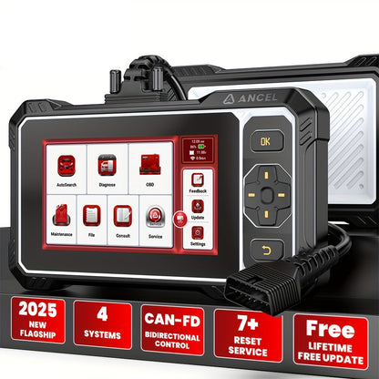 OBD2 Scanner – Diagnose Tool – Auto Code Reader – Foutcode Uitlezer – Motor Tester – ABS Auto Bleeding – Levenslange Gratis Updates