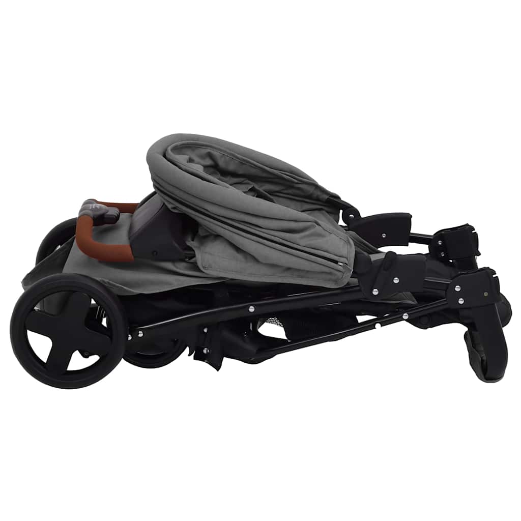 Buggy – Babybuggy – Plooibuggy – Wandelwagen – Reisbuggy – Stalen Frame – Inklapbaar & Lichtgewicht – 3-in-1 Met Autostoel