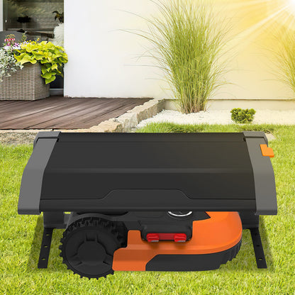 Lawn Mower Garage for Robotic Lawnmowers Folding Robotic Lawnmower Garage with Roof And UV Protection Ideal Against Rain And Hail Dimensions 72X56X36Cm