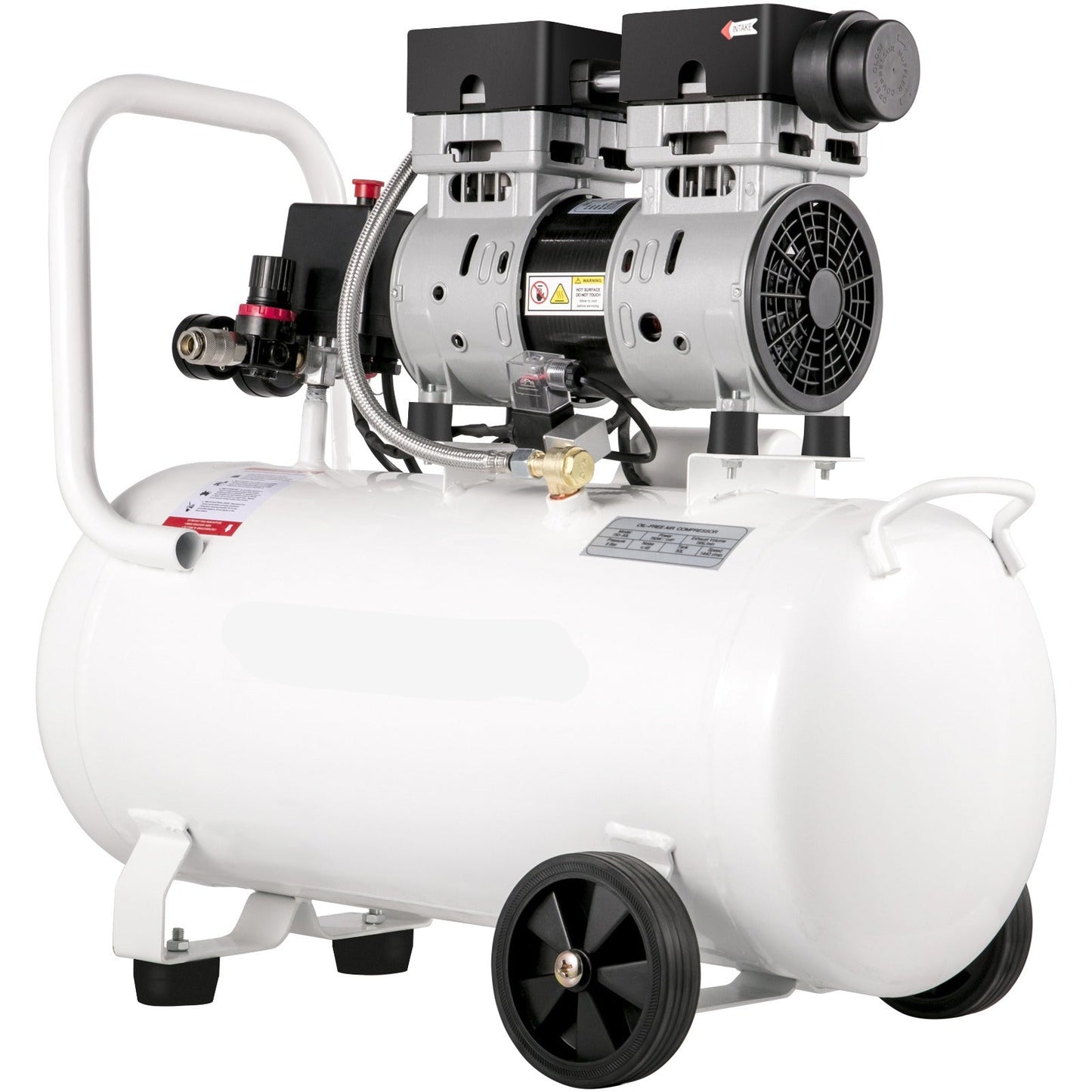 Luchtcompressor – Compressor – Luchtpomp – Aircompressor – 50 Liter Tank – 1PK Koperen Motor – Stil En Energiezuinig