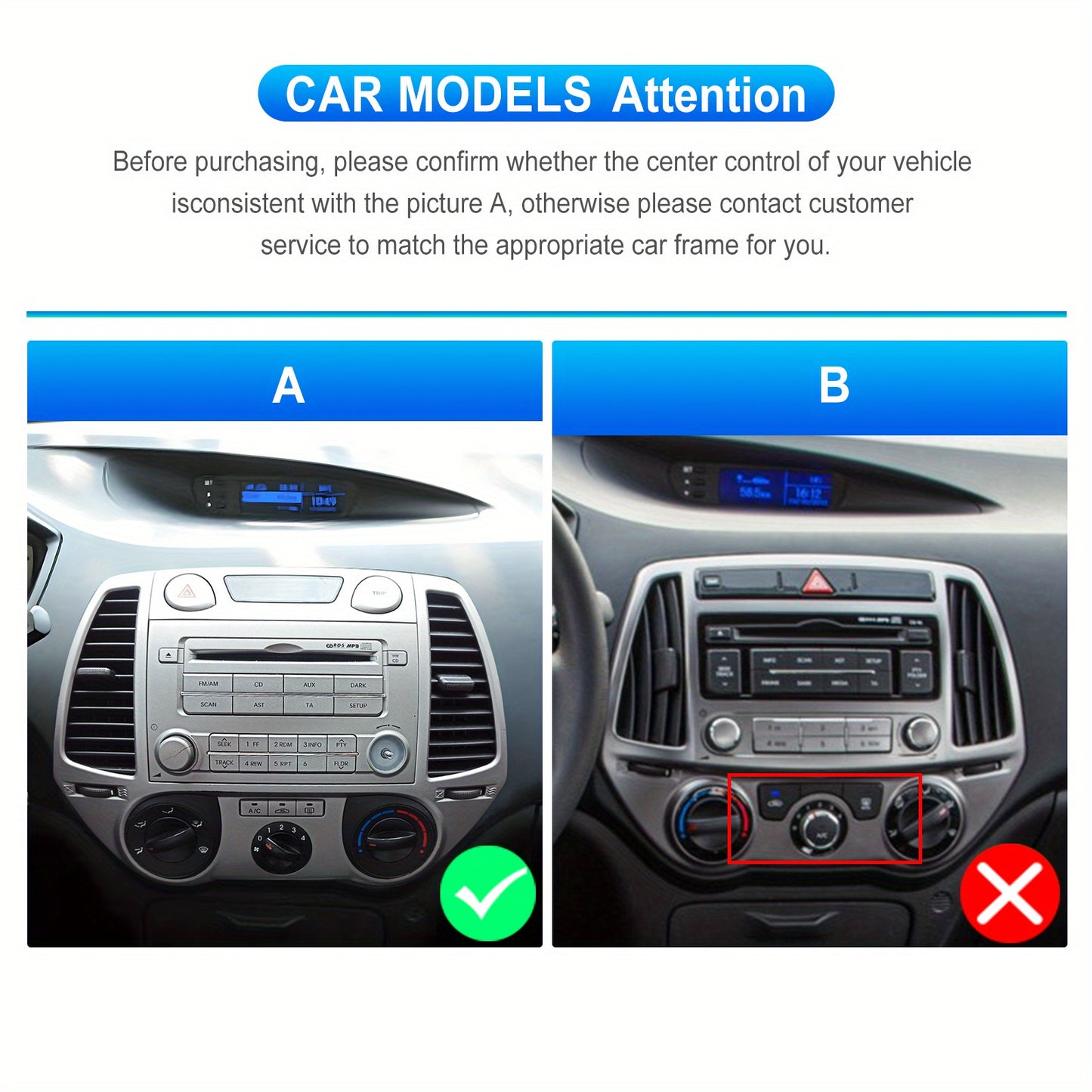 Autoradio – Auto Radio – Car Audio – Multimedia Speler – Touchscreen – Android 13 Besturingssysteem – Draadloze CarPlay & Achteruitrijcamera – 22,86 cm 2 DIN Scherm - QUORE