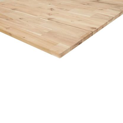 Wall-Mounted Shelf for Sinks Made of Steel And Acacia Wood.