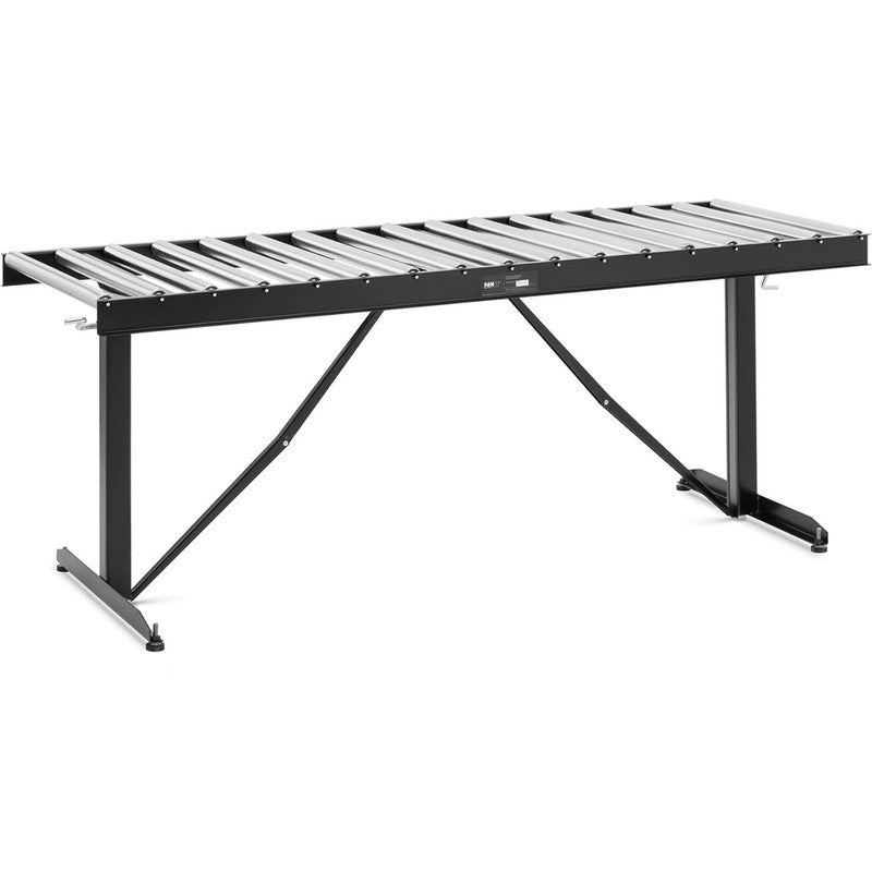 Rollenbaan – Rollenbaan Tafel – Transportbaan – Conveyor – Verstelbare Hoogte – Draagvermogen 200 Kg – 17 Rollers – Lengte 178 Cm