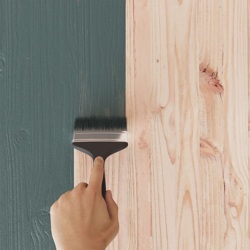 Kast – Hoge Kast – Opbergkast – Opbergmeubel – Woonkast – Massief Dennenhout – Ruime Indeling met Glazen Deuren