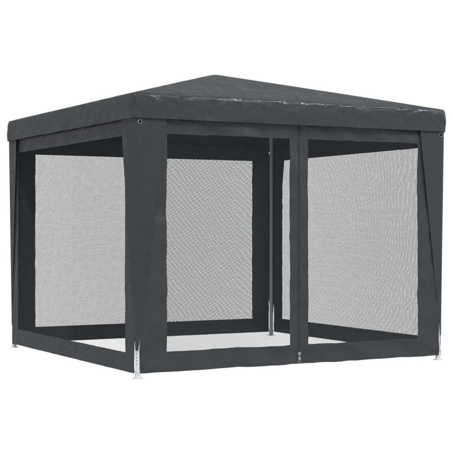 Partytent – Tent – Paviljoen – Overkapping – Luifel – 3x3 Meter – Ademend Gaas Met Stevig Inklapbaar Frame