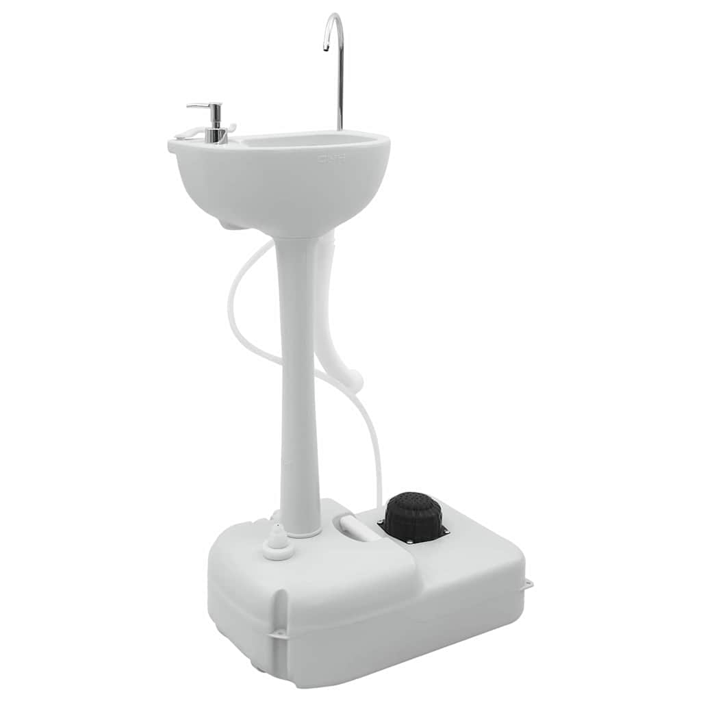 Campingtoilet – Mobiel Toilet – Draagbaar Toilet – Toiletemmer – Camping WC – Inclusief Handwasstation – Compact & Lichtgewicht – Duurzame Waterbestendige Kunststof