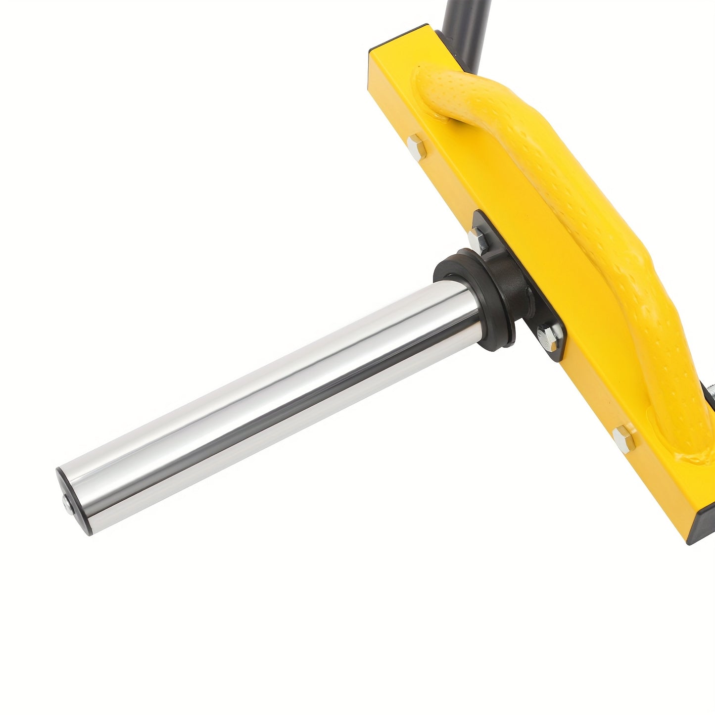 149.69KG Capacity Yellow Hex Dumbbell Bar with Spring Clip Collars, Ergonomic Non-Slip Handles - Ideal for Gym, Home & Workout Use, Personal Fitness Accessory|Secure Grip Dumbbell|Tungsten Steel Bar, Gym Accessories