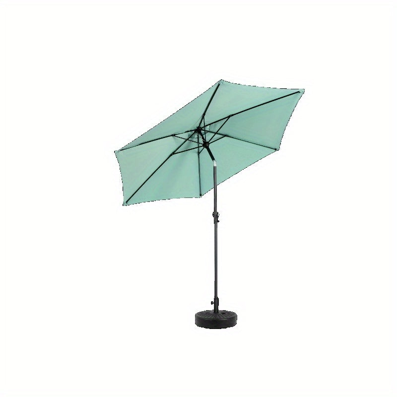 Grote Parasol – Dubbele Parasol – Rechthoekige Parasol – Luifel – Zwengelparasol – Metalen Frame – Waterafstotende Stof – Lichtgroen