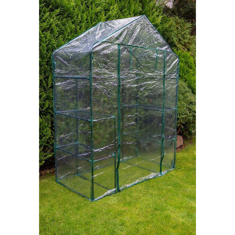 Greenhouse 143x73x195 cm, PVC Film, Metal Frame