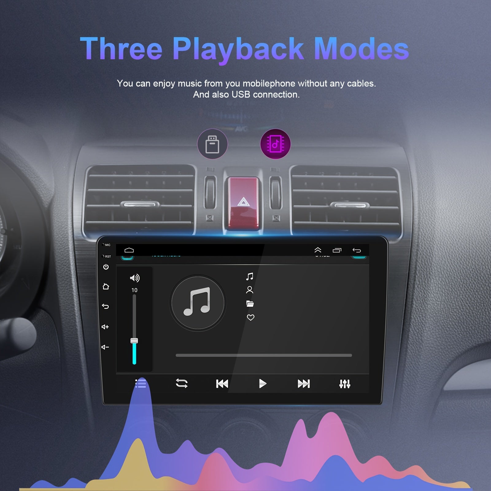 Autoradio Renault Captur – Multimedia Unit – Navigatiesysteem – Carplay Radio – Bluetooth Radio – 9 Inch Touchscreen – 8-Core Processor & Draadloos CarPlay - QUORE