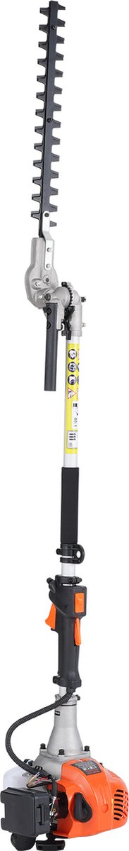 Heggenschaar Op Benzine - 26CC - 2-Takt - Met 8500 Tpm Biedt - Kan 270° Worden Gedraaid - Met Beschermende Handschoenen En Gehoorbescherming - Voor Van Tuinen - Boomgaarden - Landschapsgebieden - Theetuinen