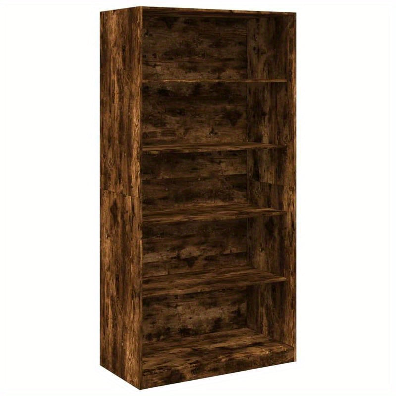 Kledingkast – Garderobekast – Kleerkast – Opbergkast – Vrijstaande Kast – Gerookt Eiken – 100x50x200 cm – Stevig Bewerkt Hout