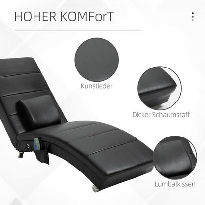 Zero-Gravity Relaxstoel – Ergonomische Fauteuil – Ligstoel – Massagestoel – Relaxfauteuil – Met Massagefunctie – Stevig Metalen Frame – Verstelbare Rugleuning
