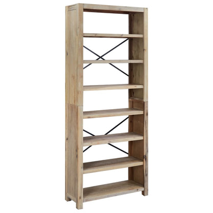 Boekenkast – Boekenkastje – Boekenrek – Vakkenkast – Stellingkast – Massief Acaciahout – 7 Open Planken