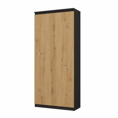 Wandplank – Boekenplank – Wandrek – Zwevende Plank – Opbergkast – 8 Ruime Schappen – Kras- en Vochtbestendig Laminaat