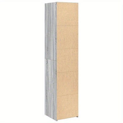Modern Tall Cabinet 40x41x185cm - Engineered Wood Sonoma Oak Suitable for Hallway, Bedroom,, - Assembly, Space-Saving Vertical, Modern Furniture