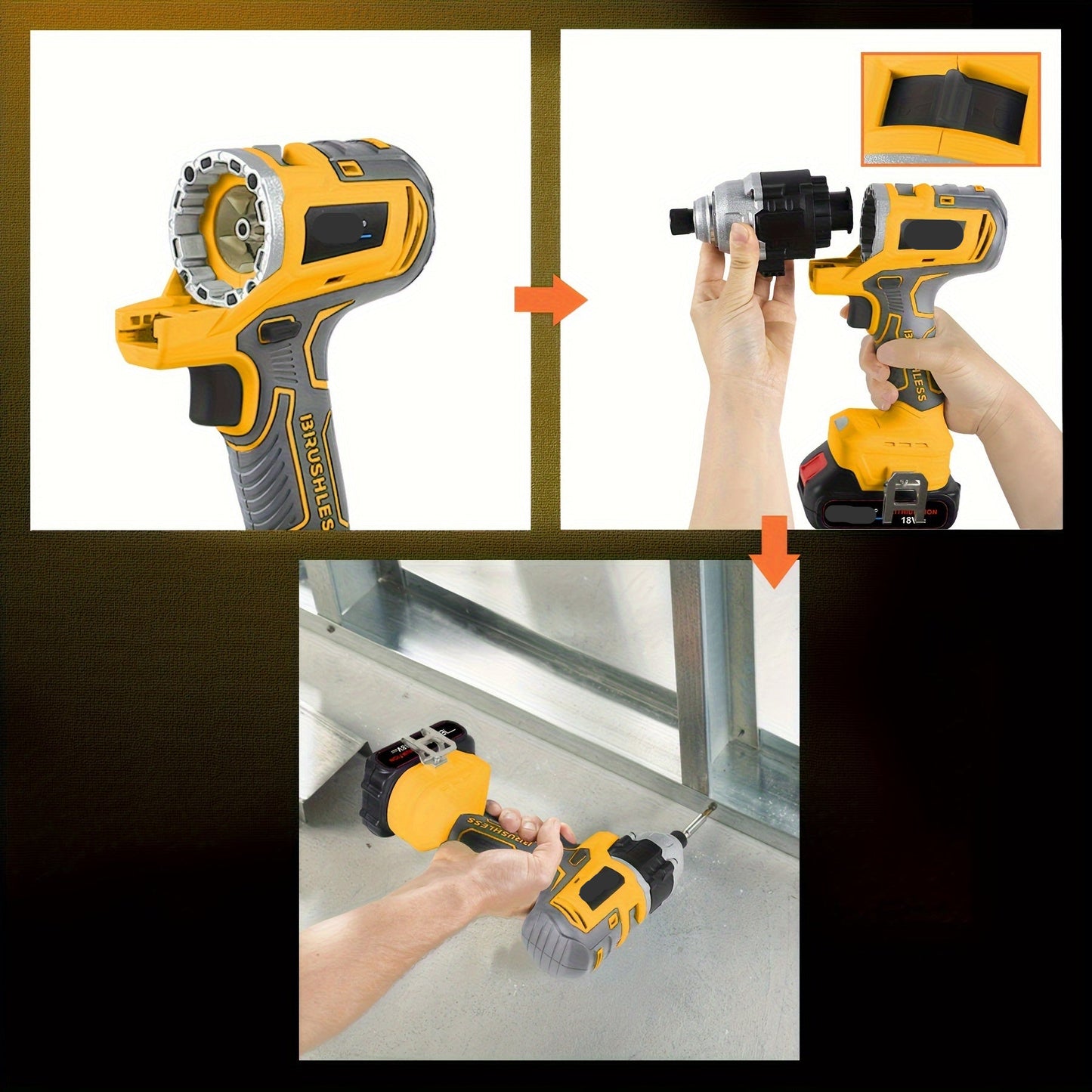 Accuboormachine – Accu Schroefboormachine – Boormachine – Klopboormachine – Accu Boortol – 12-in-1 Multitool Set – Krachtige 48V Batterij – Met Kunststof Koffer