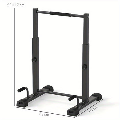 Dip Bars – Dips Stangen – Push-Up Stands – Parallel Bars – Dip Station – Verstelbaar – 540kg Draagvermogen – Compacte Ruimtebesparende Constructie